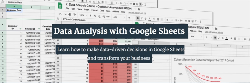 Data Analysis With Google Sheets Course