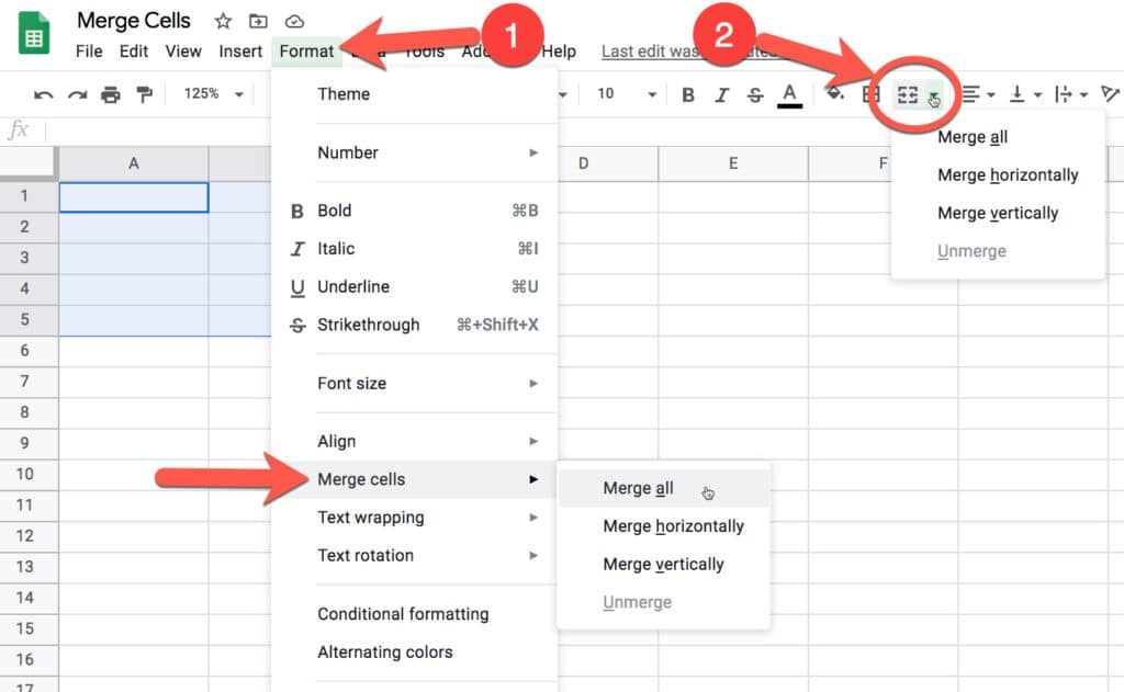 Format Is Preventing Me From Merging Cells In Excel Mirrorstashok