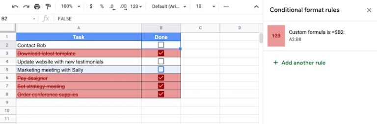 How To Apply Conditional Formatting Across An Entire Row 6863